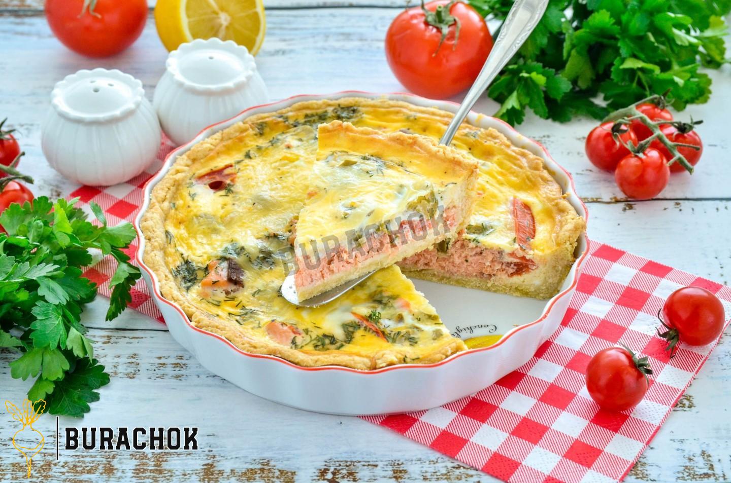 Кіш з рибою