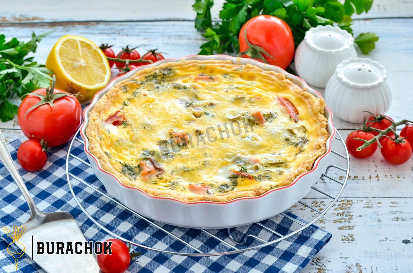 Кіш з рибою