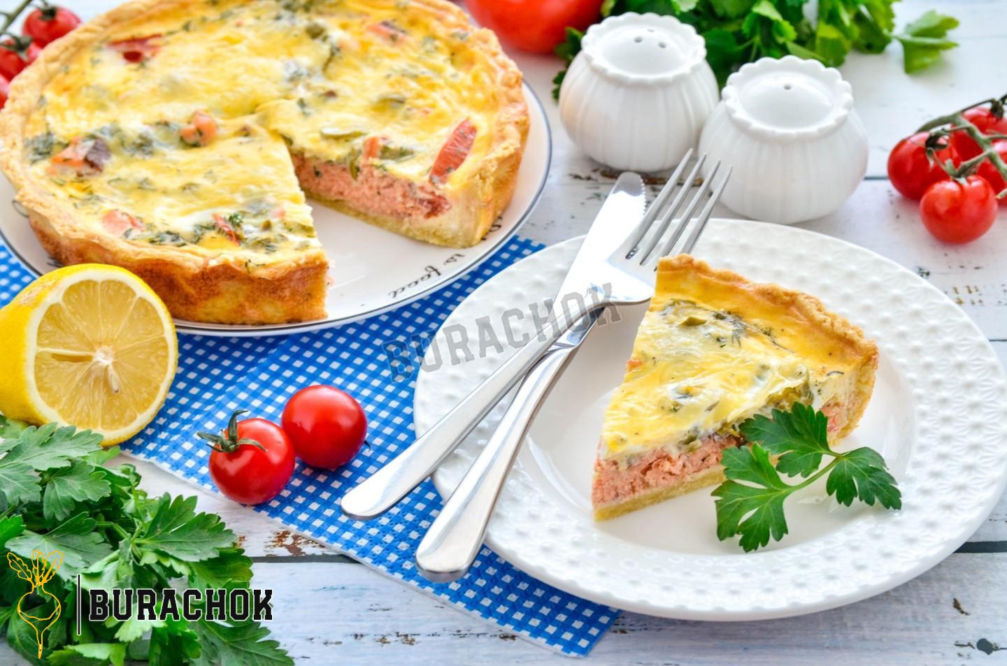 Кіш з рибою