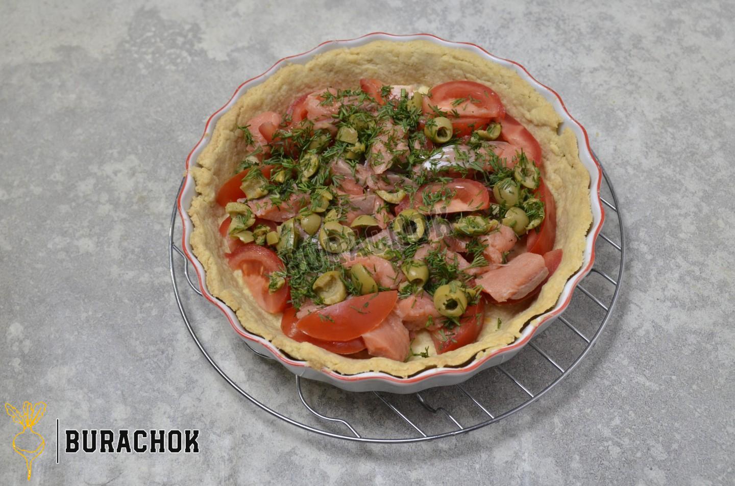 Кіш з рибою