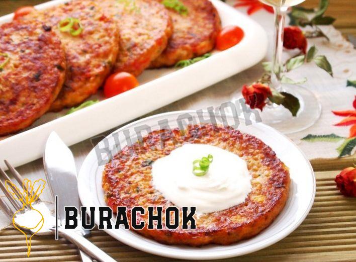 Рибні оладки з овочами
