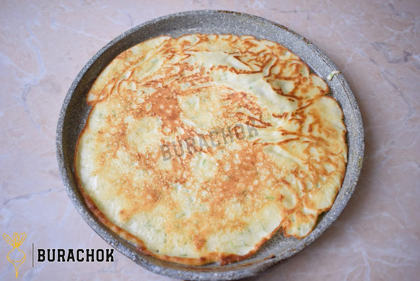 Млинці з сиром та зеленню