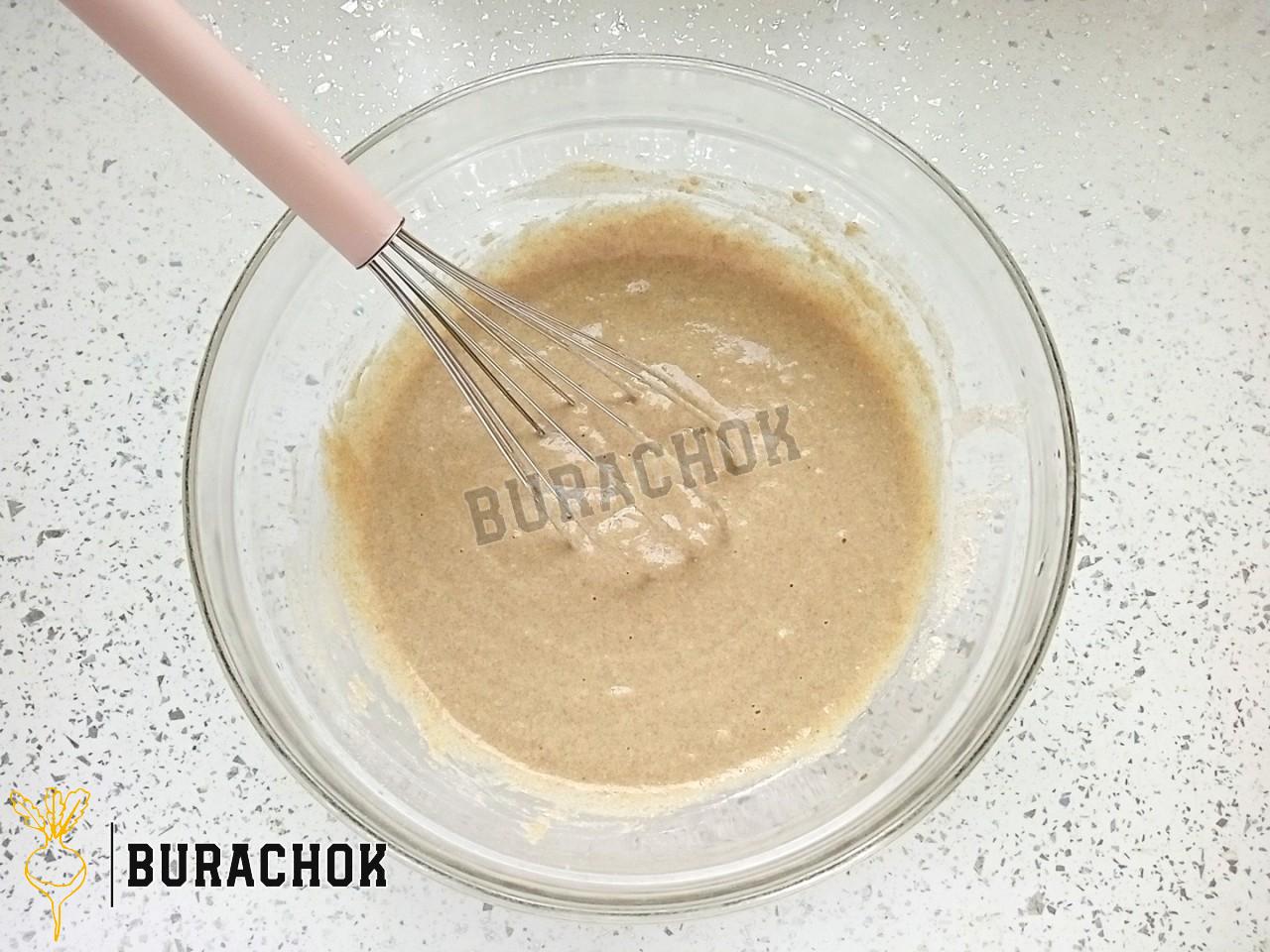 Млинці з житнього борошна на молоці
