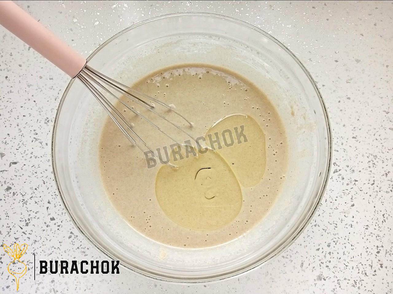 Млинці з житнього борошна на молоці