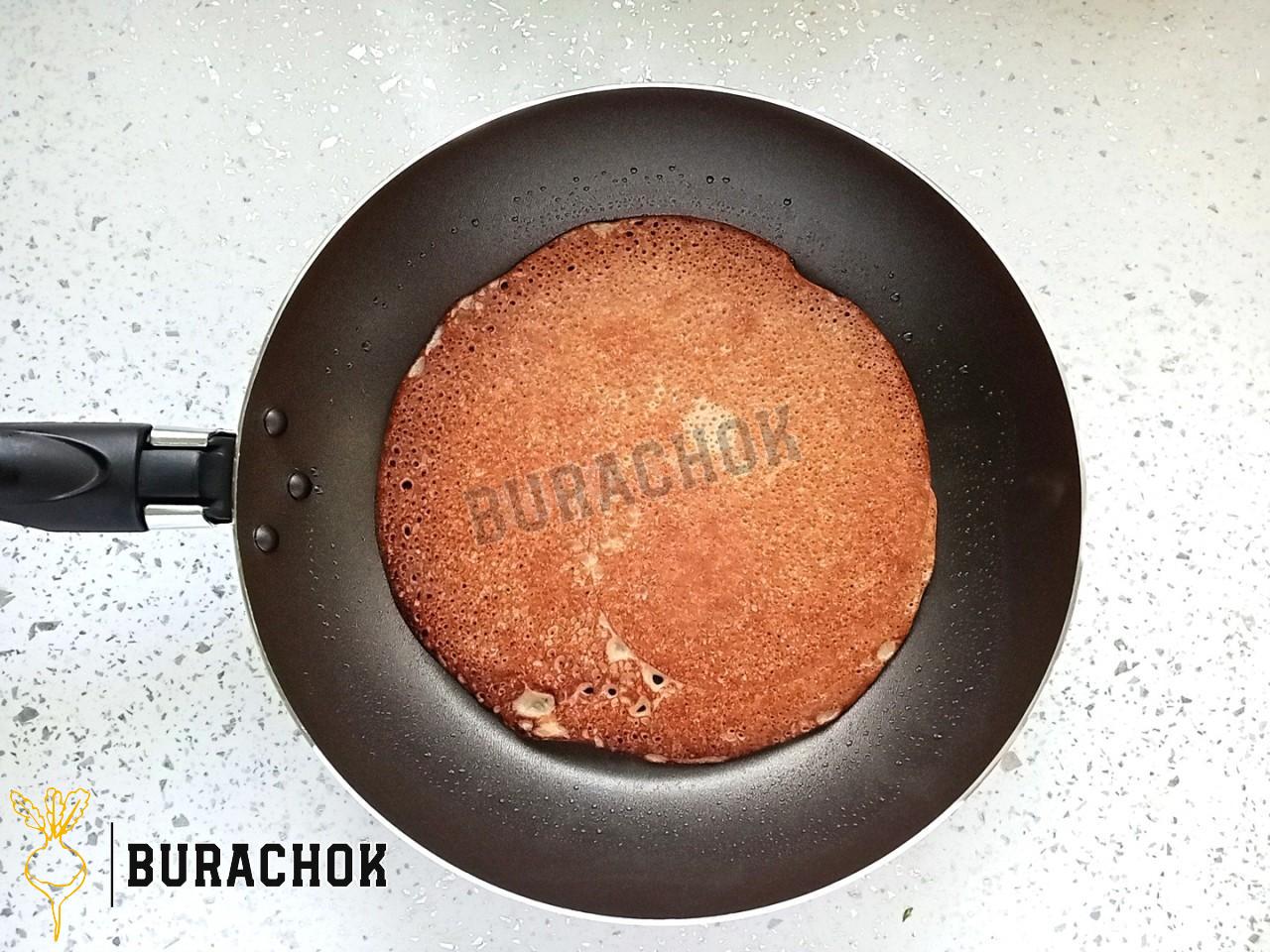 Млинці з житнього борошна на молоці