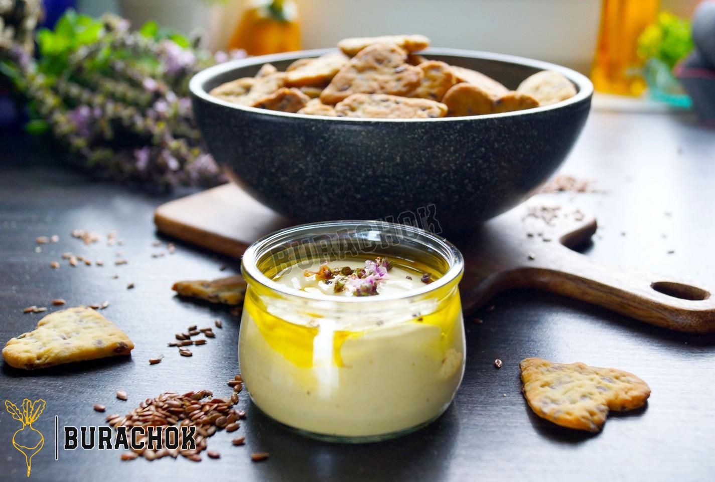 Лляне печиво з лляними насінням