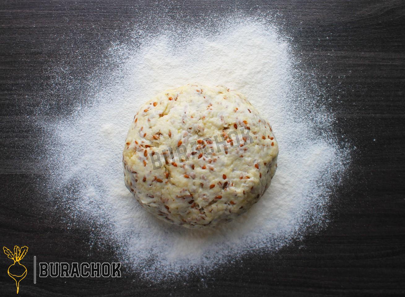 Лляне печиво з лляними насінням